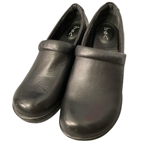 b.o.c. Nadiyya black pebble leather clogs size 9.5 - Picture 5 of 8